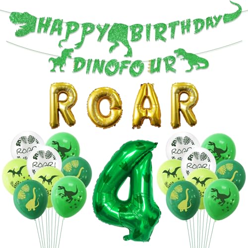 Ballons dinosaure 4 ans : la décoration parfaite pour fête de garçon
