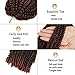Beyond Beauty 90strands 8 Inch Fluffy Spring Twists Braiding, Crochet Braids Bomb Twist Crochet Hair for Black Women(T1B 350)