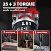 Power Drill Set, 45Nm Cordless Drill with Battery and Charger, 25+3 Torque Electric Drill Cordless, 29pcs Tool Kit with Drill Bits, 2 Variable Speed 3/8 Keyless Chuck, Drills Set for Women Men Home