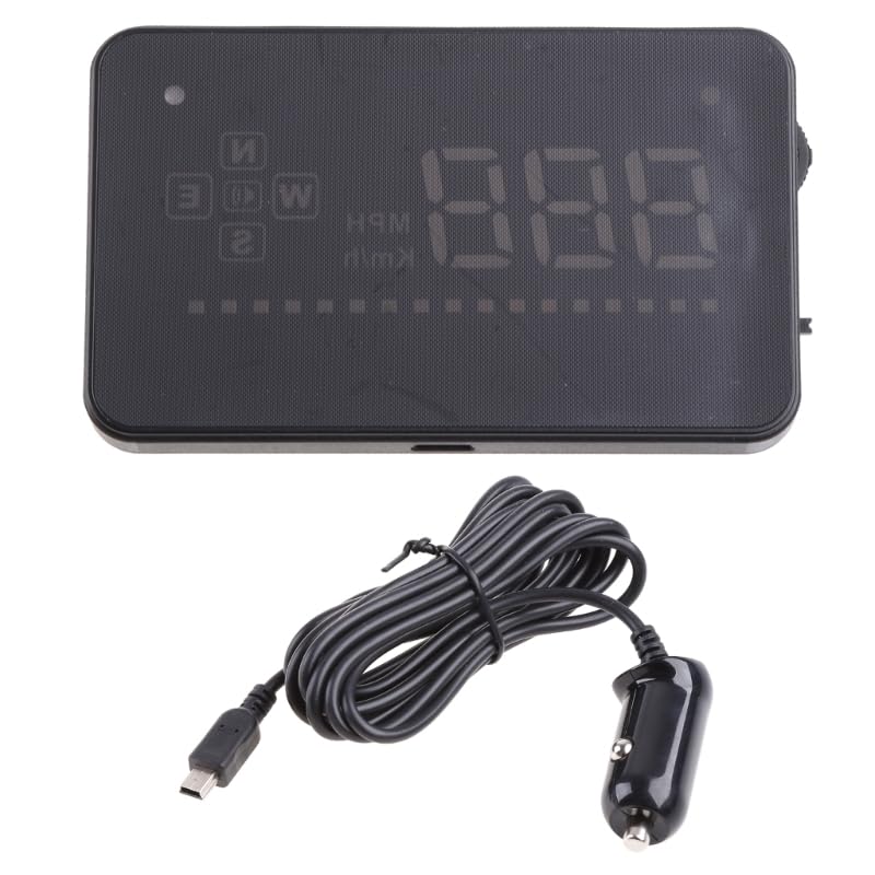 Head Up Display HUD GPS for Parabrisas for Pantalla Frontal Digital for Sistema de Advertencia velocímetro Inteligente