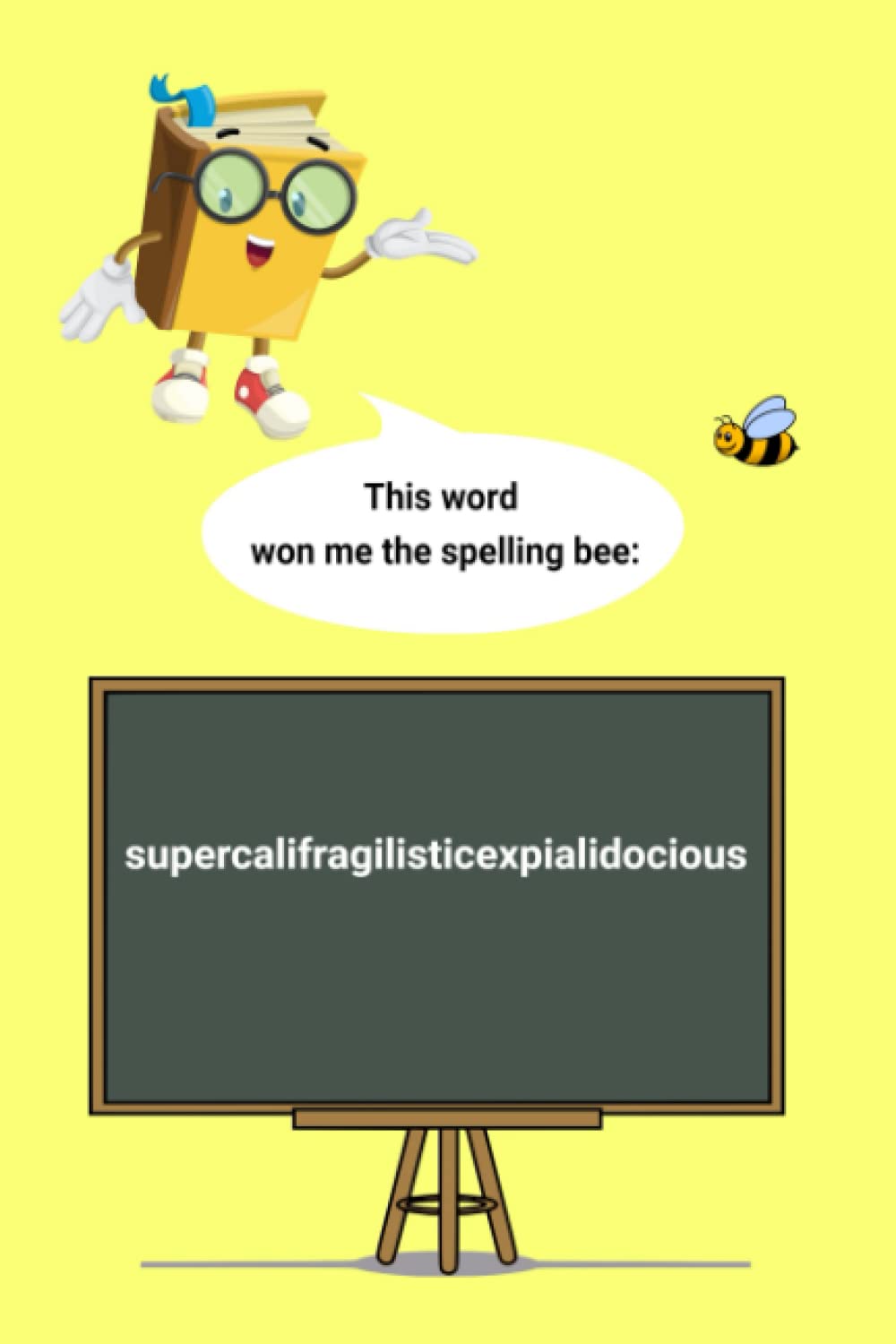 Spelling Bee Notebook; 6 X 9, 100 White Pages, College Ruled: Gift: teacher, friend, birthday