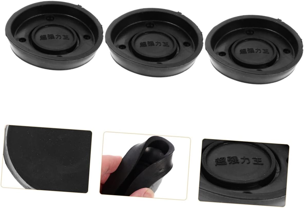NUOBESTY 3Pcs Rubber Pitcher Pump Cups Manual Water Pump Parts Durable Replacement Valve Seal Repair Kit