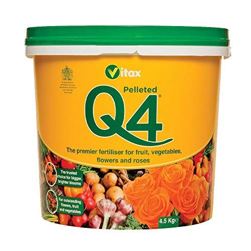 Vitax All Purpose Pelleted Fertilizer For Gardens Q4 4.5kg Per Tub (1 Tub)