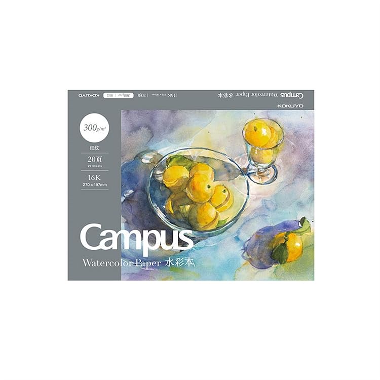 Livre aquarelle rigide KOKUYO pour peindre partout sans table