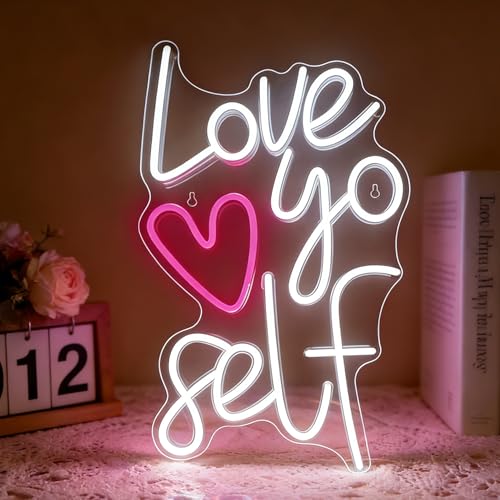 Image of Neon Sign Neon for Wall Decor, LED Neon Light Sign for Girls Room Bedroom Wedding Birthday Party