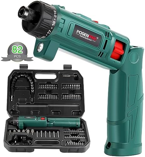 SORAKO Akkuschrauber 3,6V Mit 30 Zubehörteilen - 6Nm Drehmoment Für Haushalt