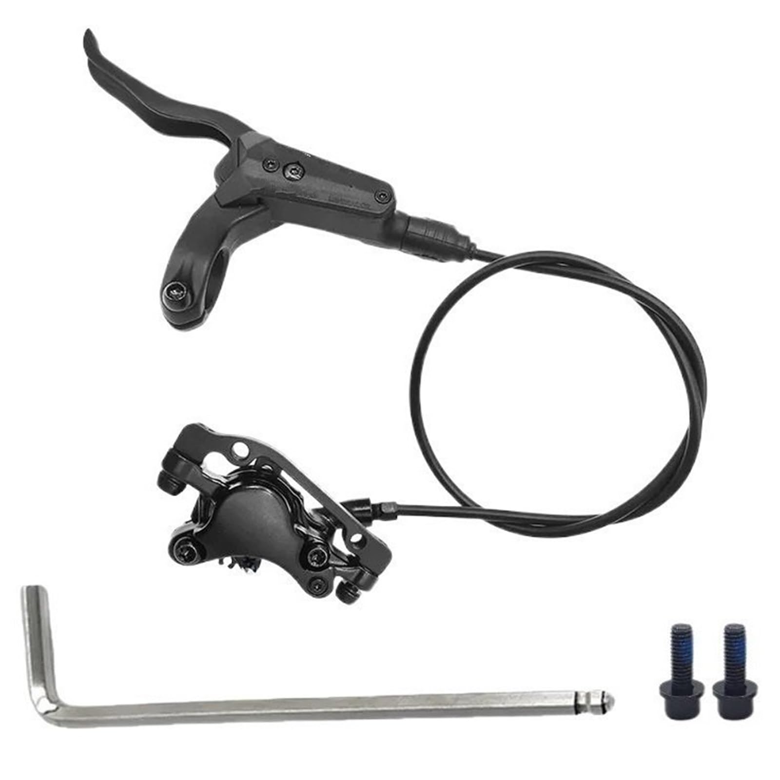 Freno de Tambor de Banda Trasera Freno hidráulico A2 MTB Bicicleta Discos de Aceite Palanca 2 pistones 160MM 180MM Rotor Pinza Trasera Delantera Izquierda Derecha
