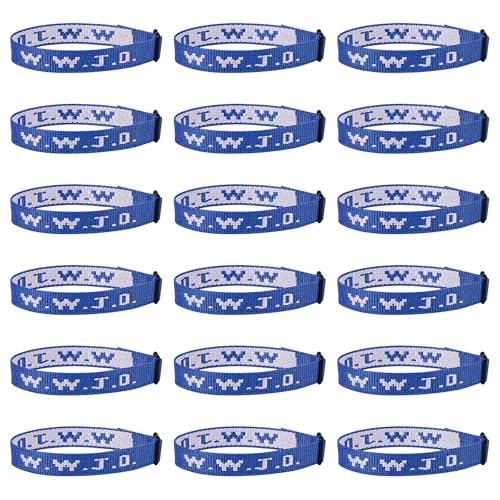 18PCS WWJD Bracelets Pack for Women Men, Christian Jesus Bracelets Bulk Gifts, Adjustable What Would Jesus Do Wristbands