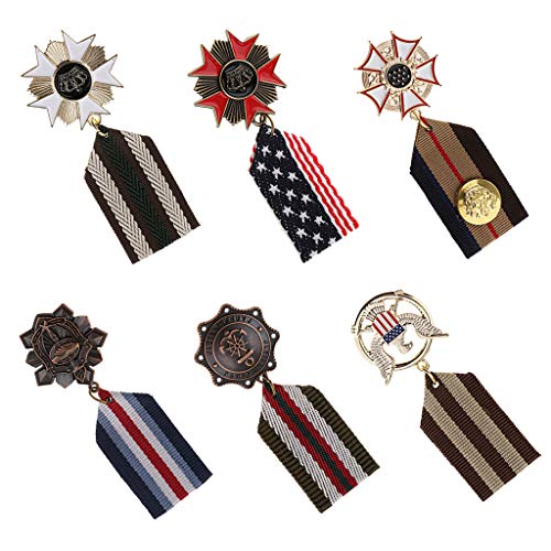 Perfetto per feste in costume, può essere usato come spilla o spilla epaulet;