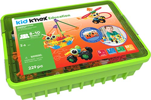 K’NEX 78830 Education KID K’NEX Transportation for Ages 3+ Engineering Educational Toy, 229 Pieces