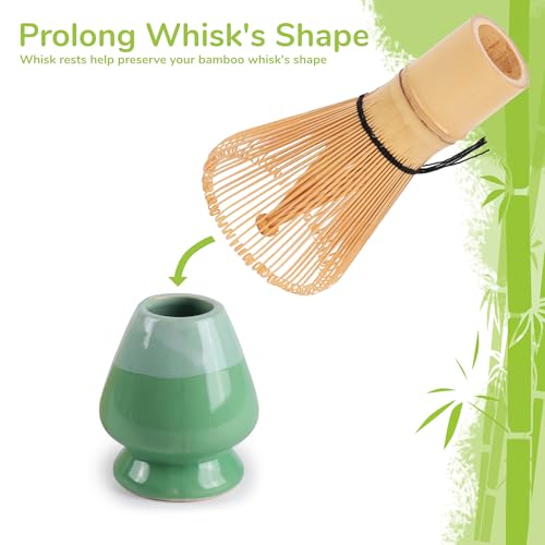 BambooMN Brand - Matcha Whisk Rest - Mint Green by BambooMN – Ansicht 2
