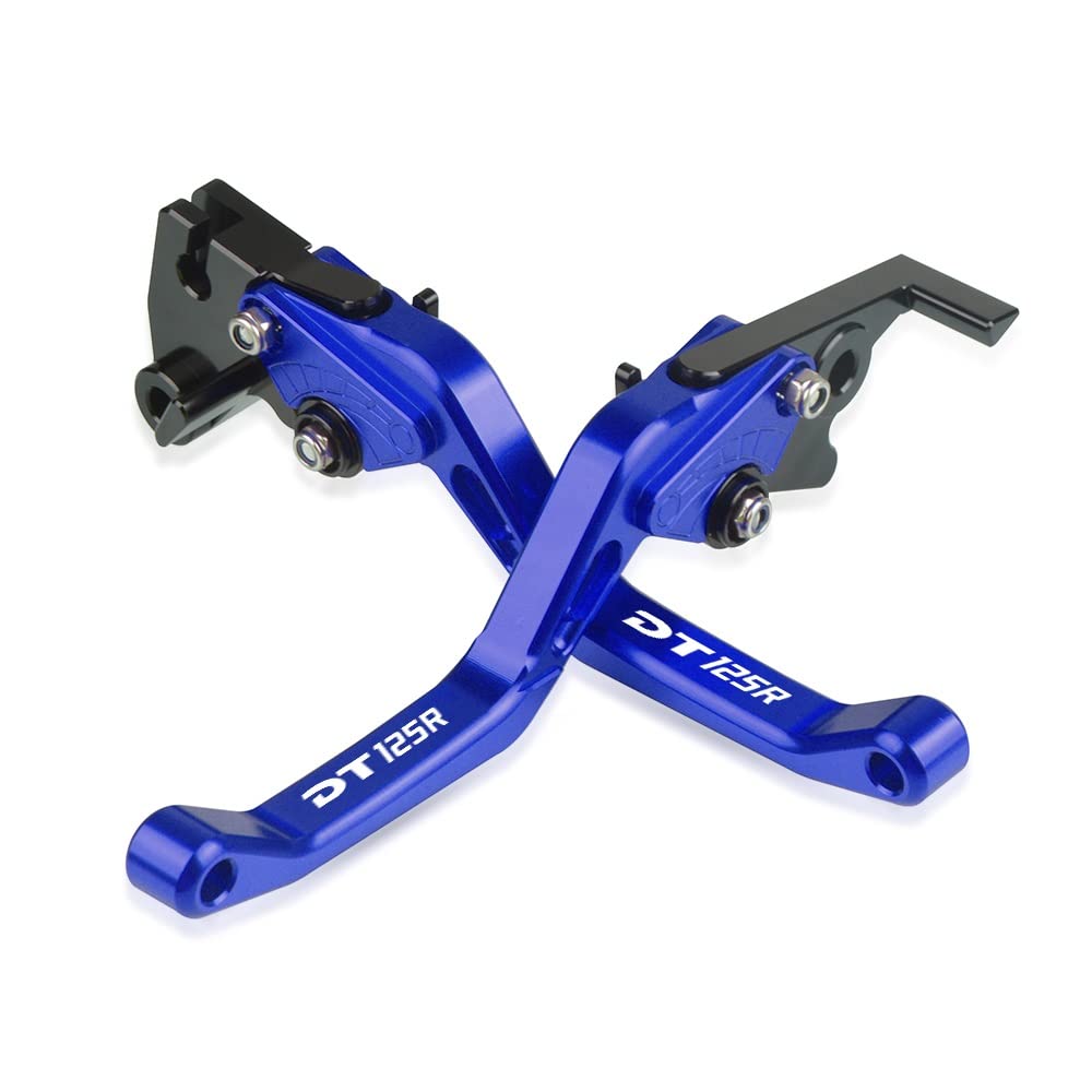 manetas para Moto para Yamaha DT125R DT 125 DT125 R 2000 2001 2002 2003 2004 Accesorios De Aluminio para Motocicletas Palancas Cortas De Freno Y Embrague (Color : 1)