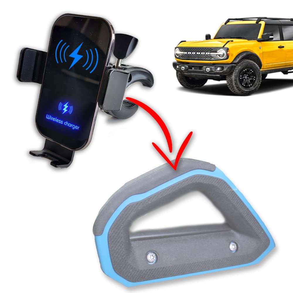Buy 15W Qi Fast Wireless charger Cell Phone holder for Ford Bronco
