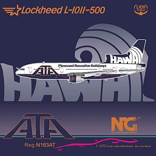 NG Model 1:400 American Trans Air Lockheed L-1011-500 Reg #N163AT 'Pleasant Hawaiian Holidays' (Pre-Painted/Pre-Built Model Aircraft)