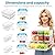 SMRCAD 6 Pack Refrigerator Organizers, Clear Pull-out Drawer Container and Organizer Bins with Lids, Stackable Storage Containers for Fruits, Vegetable (Set of 6 (Include Pull Out Drawer))