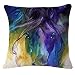 Oil Painting Horse Hand Painted Throw Pillow Case Cotton Blend Linen Cushion Cover Sofa Decorative Square 18 Inches(3)