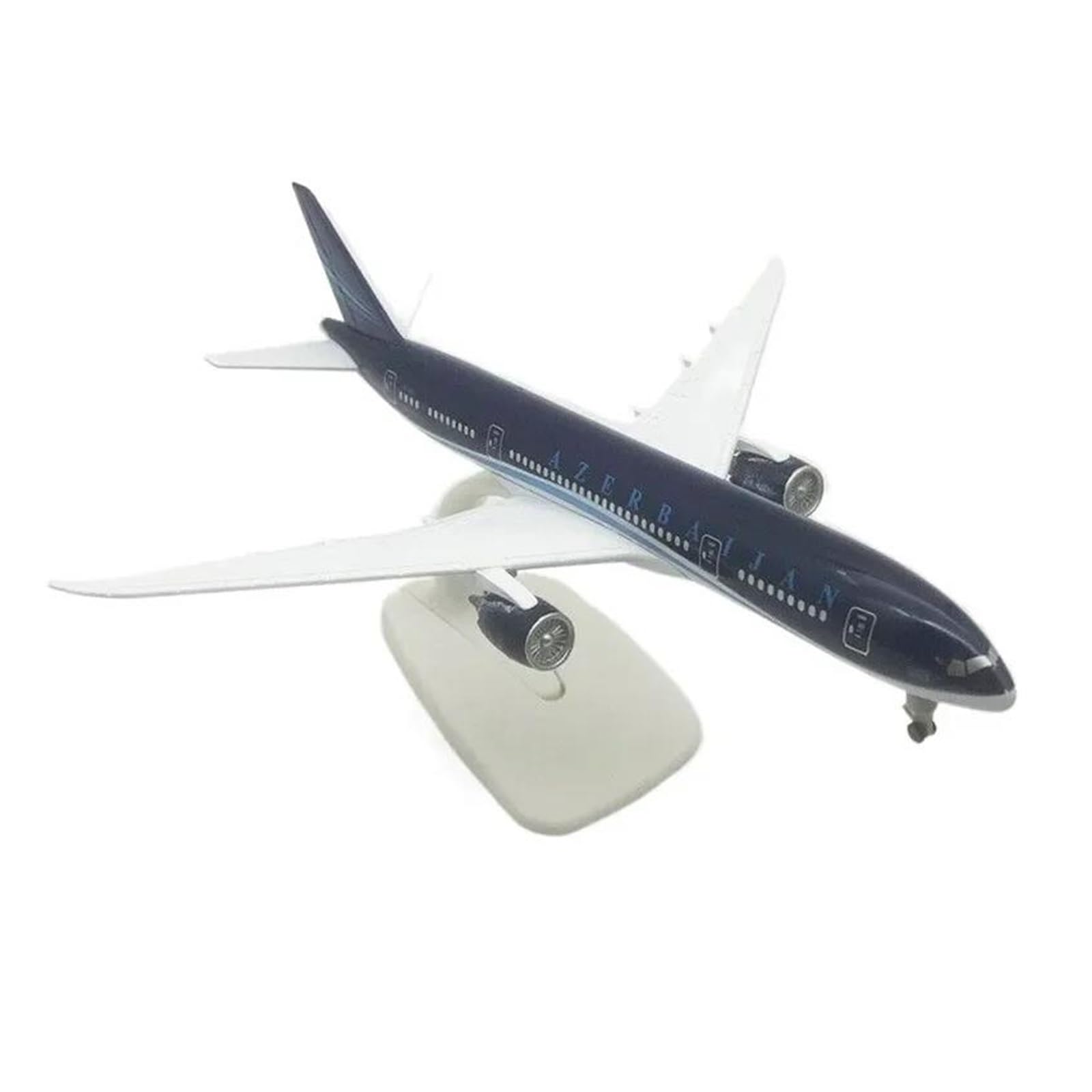 Odlewane zabawki samoloty Ozdoba z pamiątkami na 20 cm stopu Boeing 787 AZERBEJDŻAN Model samolotu Akcesoria do dekoracji wnętrz Wyświetlacz na biurko Modele samolotów do zbierania i wyświetlania