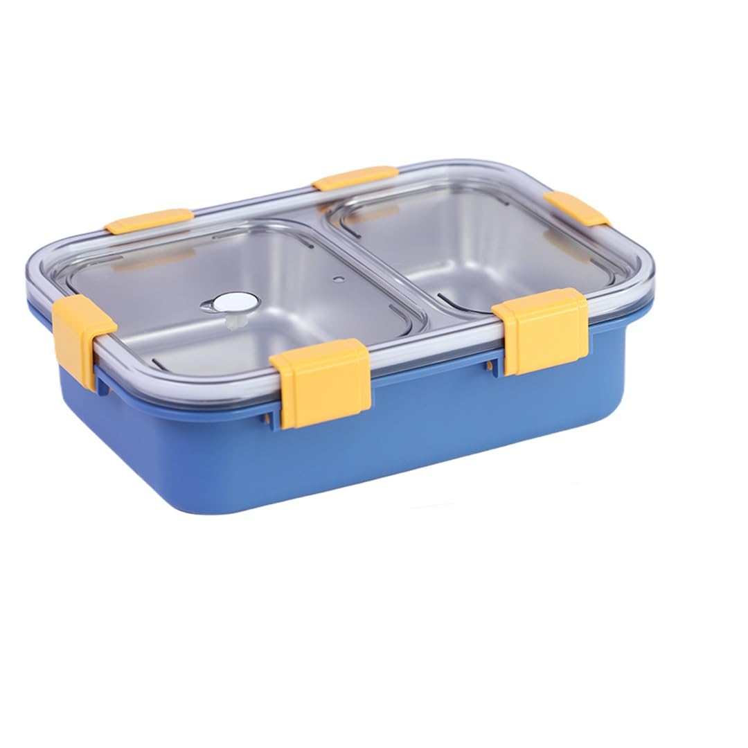 ATTRO Bento Lunch Box - Stainless Steel, 4 Compartments -6