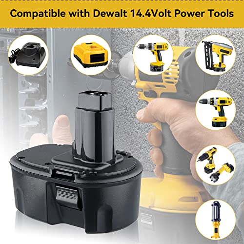 Masione 2Pack 4.0Ah Dw9091 Replacement Battery For Dewalt 14.4V Battery Ni-Mh Dc9091 Xrp Dw9094 Dw935 De9038 De9091 De9092（Random Color） #TOP5