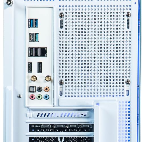 Image of ViprTech Overlord 2.0 Liquid-Cooled PC - AMD Ryzen 9 (4.6Ghz Turbo), AMD RX 9060 XT 16GB, 32GB DDR4 RAM, 1TB SSD, White Oak Case, RGB Keyboard Mouse, VR-Ready, WiFi BT, Win 11, Computer Tower