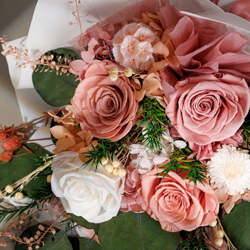 image for Perfectione Roses 4 Roses Mixed Bouquet for Mother's Day, Flowers for 