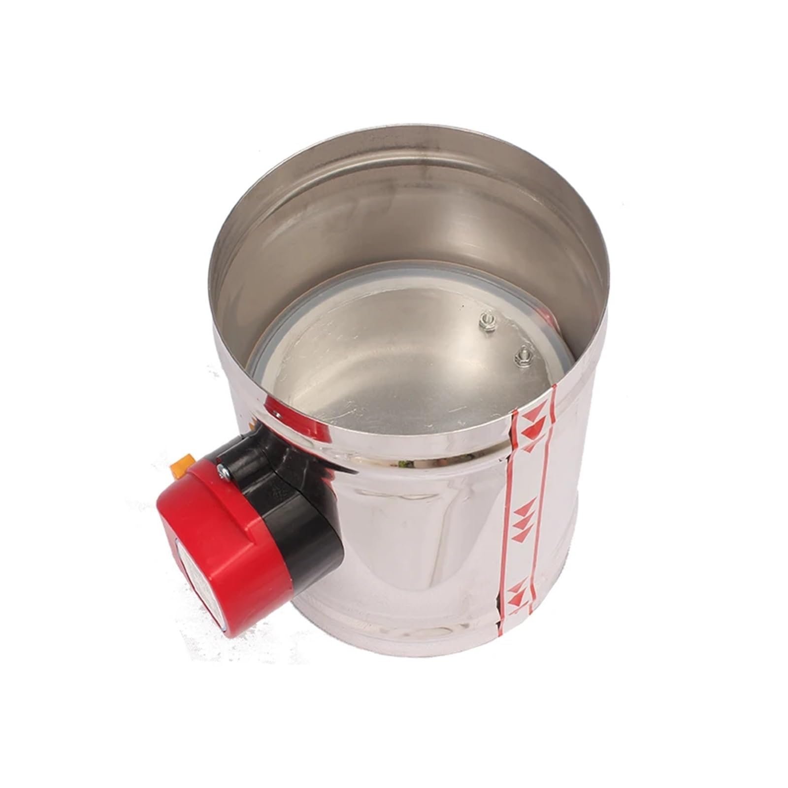51-400 mm 201SS Zawór elektromagnetyczny elektryczny przewód powietrzny zawór zwrotny zawór zwrotny do rury wentylacyjnej 220 V 12 V 24 V (63 mm)