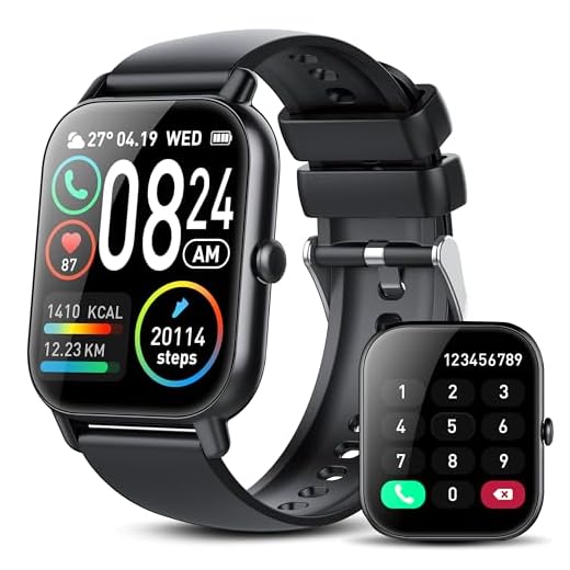 DUSONLAP 2023 Reloj Inteligente Mujer Hombre con Llamadas, 1,85'' smartwatch Hombre con 112 Modos Deportivos, Monitor de Ritmo Cardíaco y Sueño, Smart Watch Impermeable IP68 para Android iOS