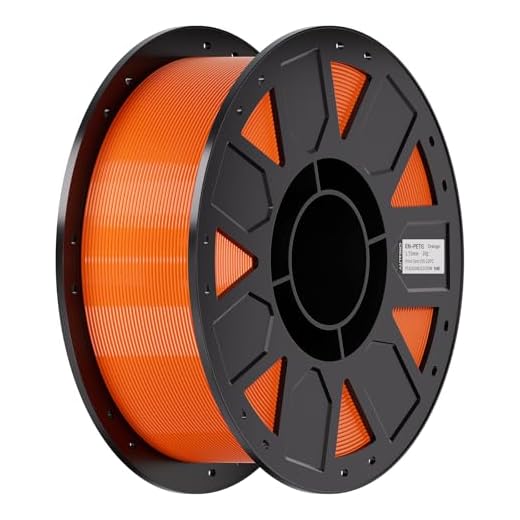 ⚡ Creality Ender PETG 3D Printer Filament 1.75mm 1KG (2.2lbs), High Precision, Strong Toughness, Odorless, Better Flow, Moistureproof 3D Printing Ender PETG Filament, Orange
