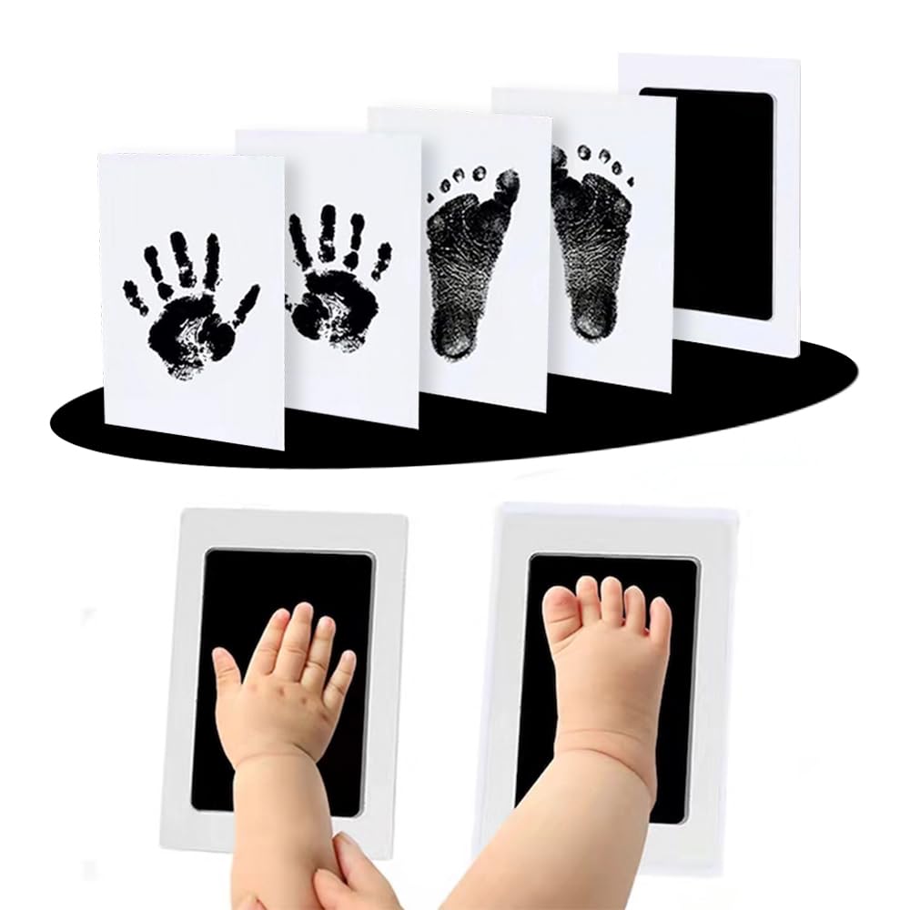 Inkless Hand and Footprint Kit, Ink Pads for Baby