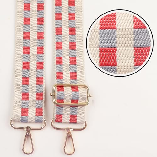 Image of Adjustable Replacement Shoulder Strap Luggage Straps Belt Crossbody Canvas Bag Handbag Purse Strap for Women (K-style 52)