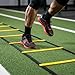 SOFTSOUL Tangle Free Agility Ladder (2 Pack), 12 Fixed Rungs, Heavy Duty Speed & Footwork Training Ladders for Football Soccer Basketball Drills, Portable Exercise Ladder Set for Kids, Youth & Adults