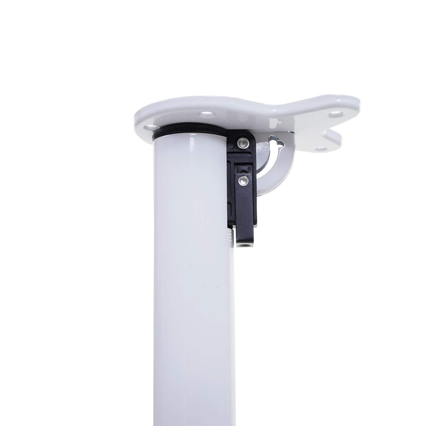 Mendler 2er-Set Tischbein HWC-H34AM klappbar 72cm - weiß