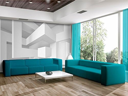 Miniatura 3 de artgeist Mural de pared abstracto 3D de 135 x 101 pulgadas, papel pintado autoadhesivo XXL despegar y pegar, pegatina grande extraíble para