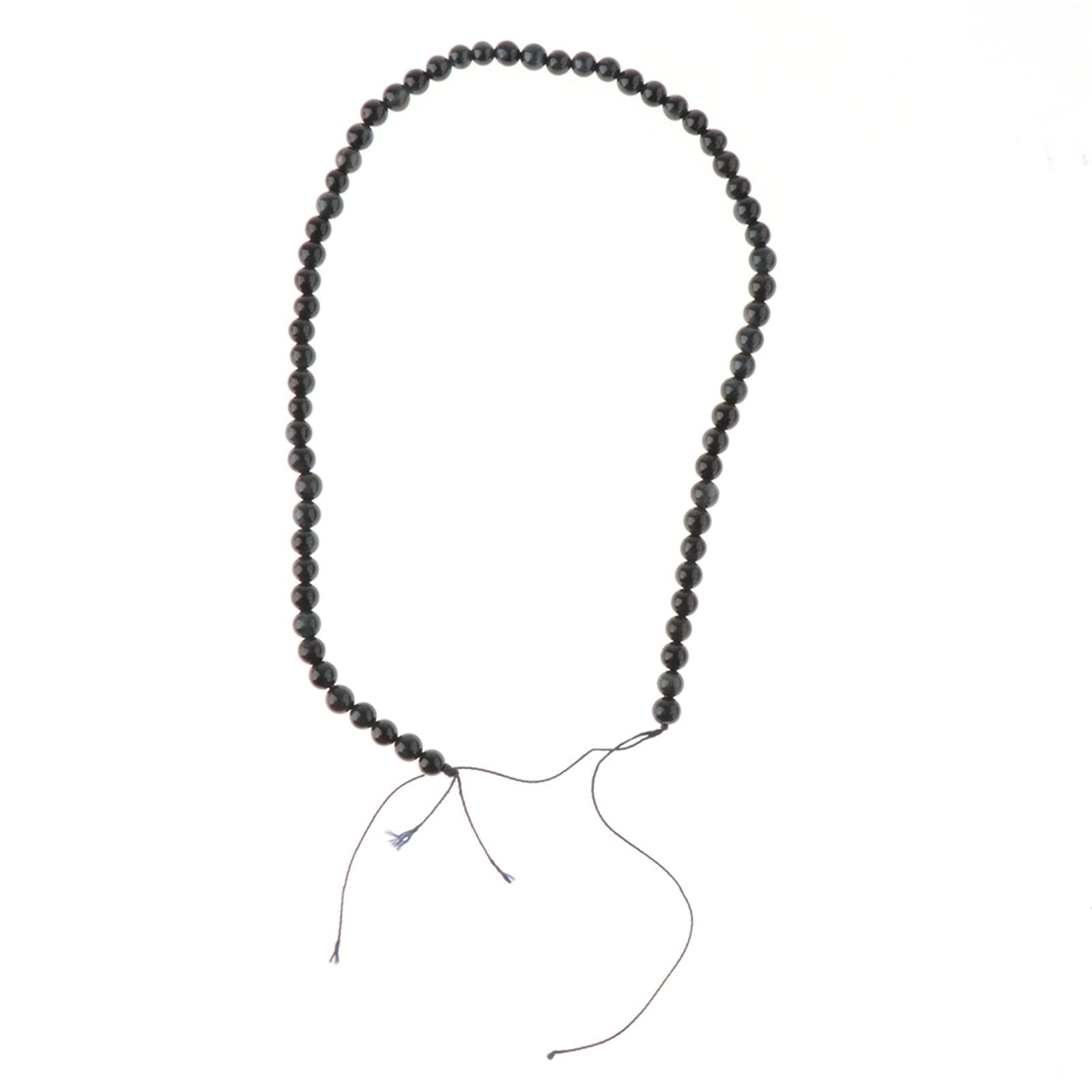 SNAPPSY Round Stone Beads Premium Delicate Gifts Durability Practical Jewelry Making 6mm Dark Blue 60 Beads-image-28
