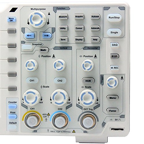 Owon Xds3202E Oscilloscope 200Mhz 1G 2Chs 8 Bits Adc 40M Record Length 75,000 Wfms/S W/ 3 Yrs Warranty 1Ns/Div 8 ”Color Lcd Fft Usb Vga #TOP3