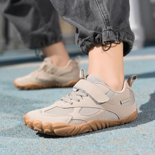 Image of KUBUA Kids Barefoot Shoes for Boys Girls Zero Drop Minimalist Sneakers | Wide Toe Box, Natural Foot Development, Lightweight, Hiking, Running, Tennis, Walking, School, Toddler, Little Kid, Big Kid