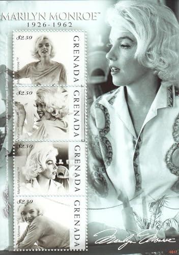Generic Grenada Collectible Collectible Postage Stamps for Marilyn Monroe