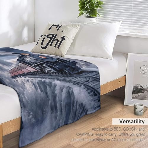Manta de franela estampada de 180x200 cm para cama y sofá 7