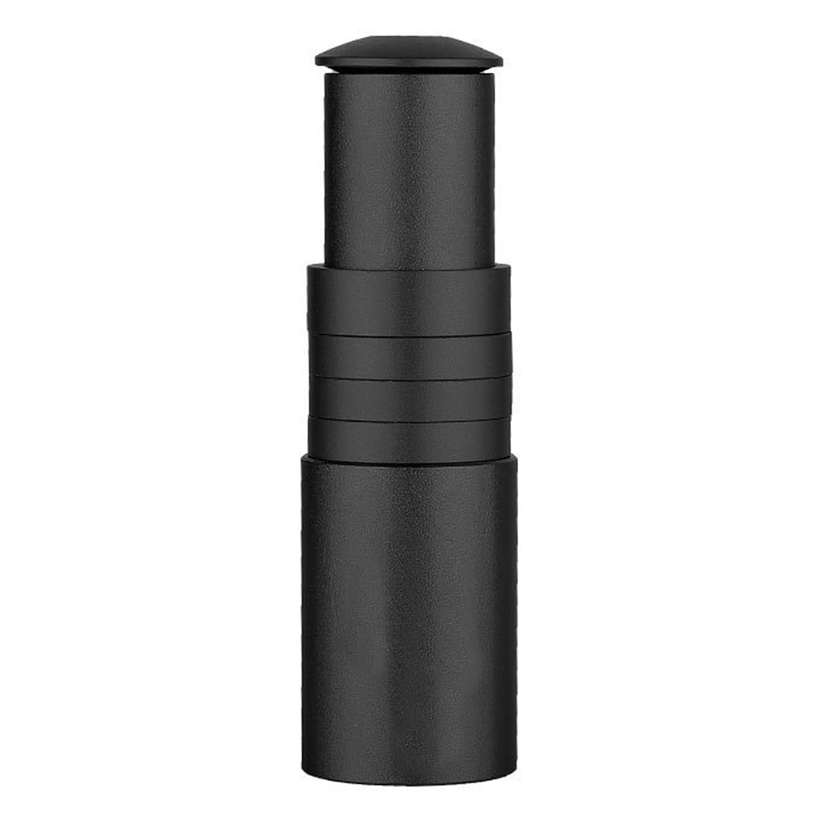 ZONADAH Bike Stem Riser Aluminum Alloy Bicycle Handlebar Extender Handlebar Extender Handlbar Stem Fork Extender 124mm Black Bicycle Handlebar Extender