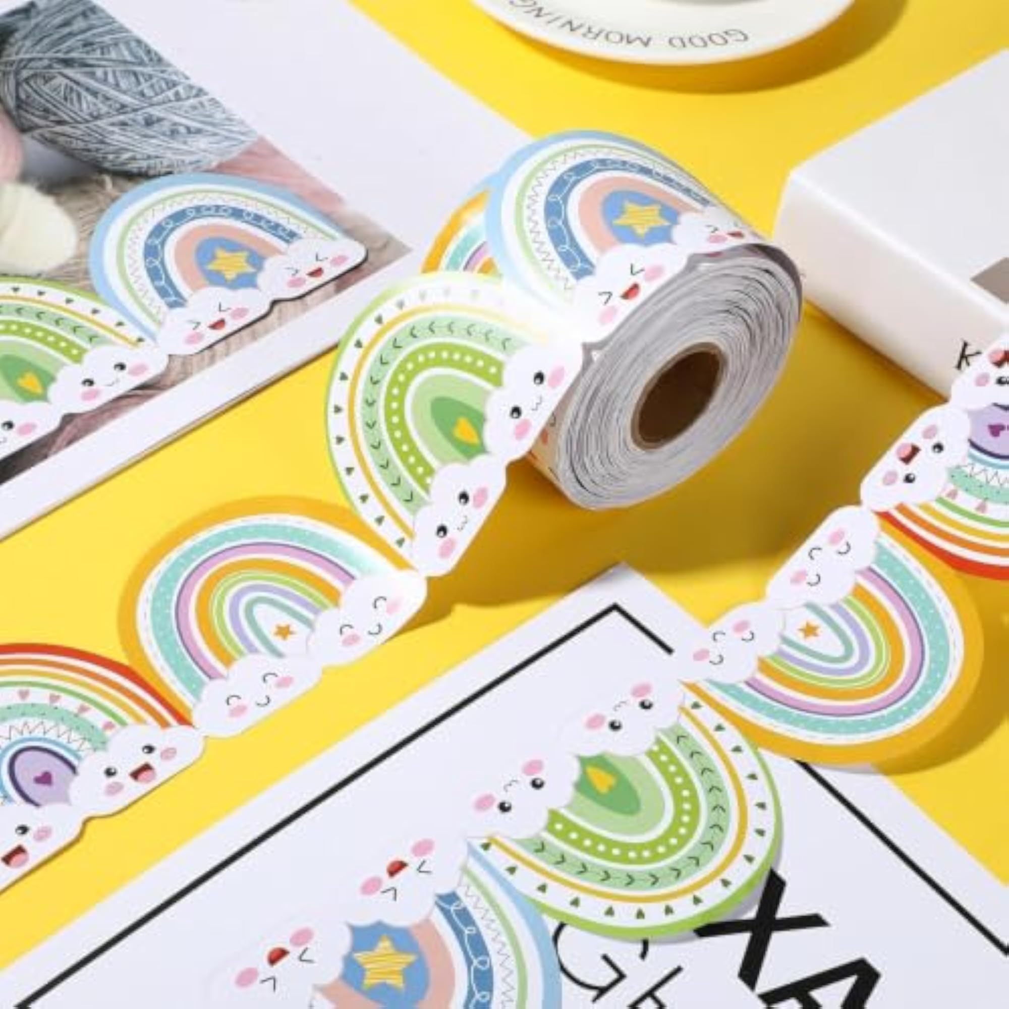 Rainbow Bulletin Board Borders for School