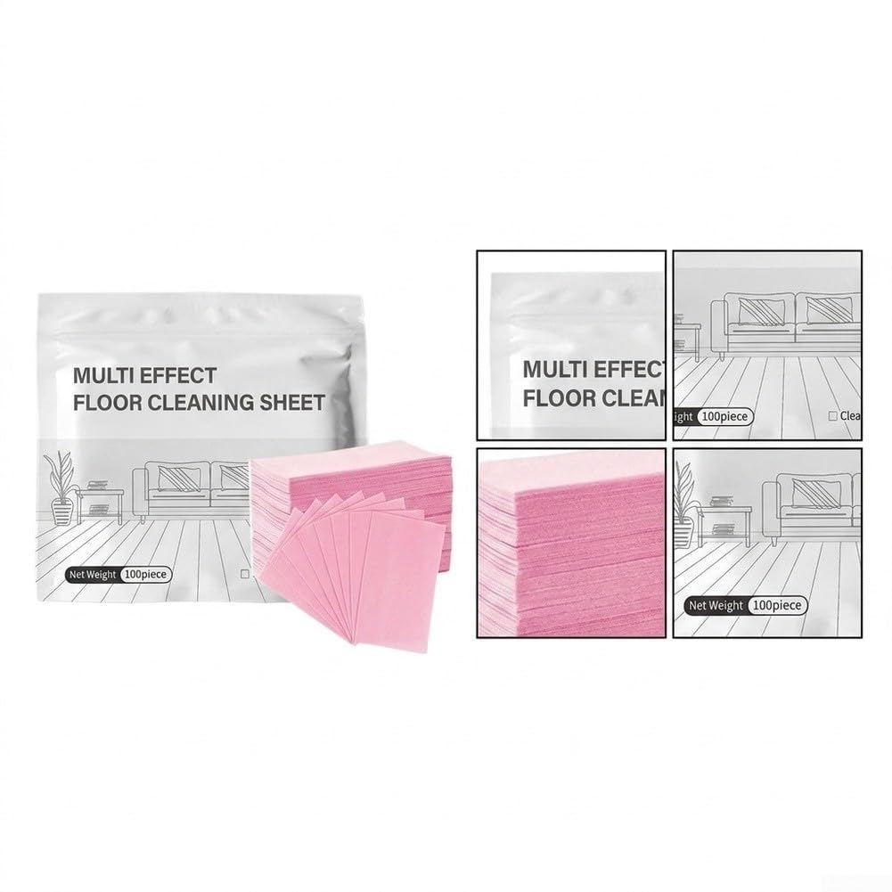 Pastillas Limpiadoras Suelos 100 para uds Disolubles Pastillas(Pink)
