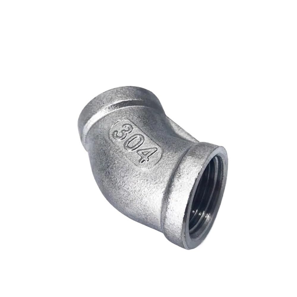 1/4" 3/8" 1/2" 3/4" 1" 1-1/4" 1-1/2" 2" BSPT Femmina 45 Gradi Gomito Connettore Giunto 304 316 Raccordo for Tubo in Acciaio Inox(SS316,2")