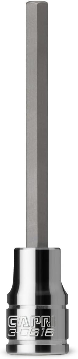 Capri Tools 3-0617 Long Hex Bit Socket, SAE (5/16-Inch)