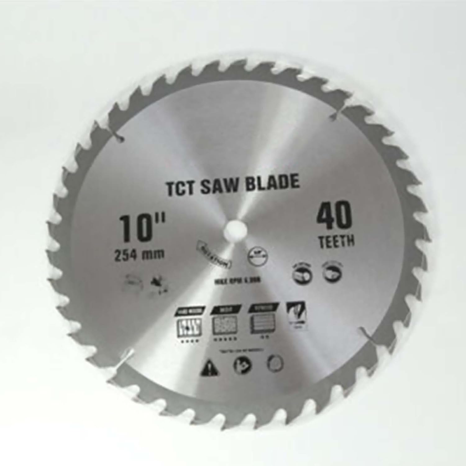 VALAIS 10-inch Circular Saw Blade with 5/8-inch Arbor, Carbide Tipped, 40-Tooth Miter/Bench Saw Blade
