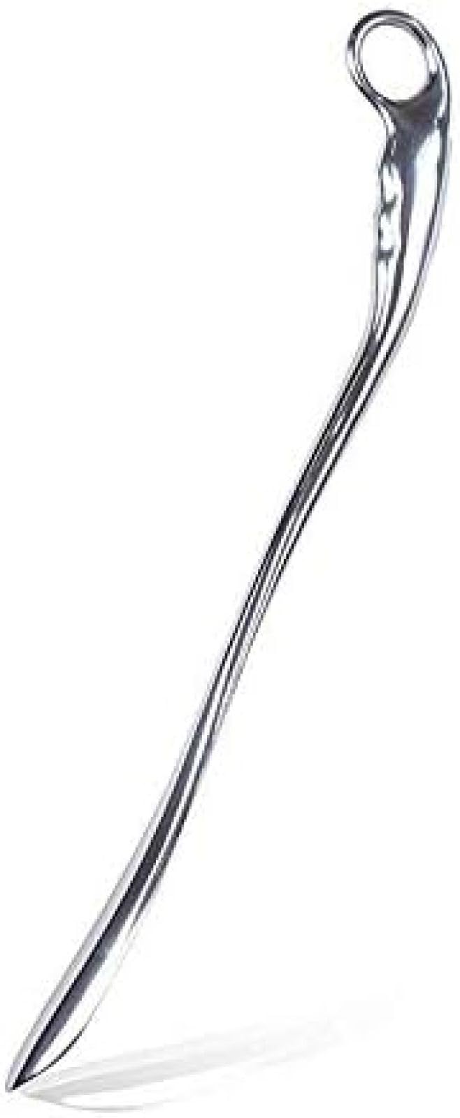 Schuhlöffel, Aluminiumlegierung, Langlebiger Metall-Schuhlöffel, Langer Griff, Einfach Zu Bedienen, Ist Sehr Geeignet Für Schwangere Frauen Und Kinder,Silber,52 * 4,8 cm,outstanding78