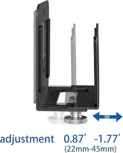 Miniatura 8 de Monzlteck Soporte de pared ajustable para dispositivos pequeños para Apple TV, ROKU, router, módem y otros reproductores multimedia