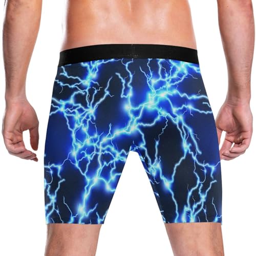Mens Boxer Briefs Underwear Comfy Breathable 6" Boxer Brief with Fly3