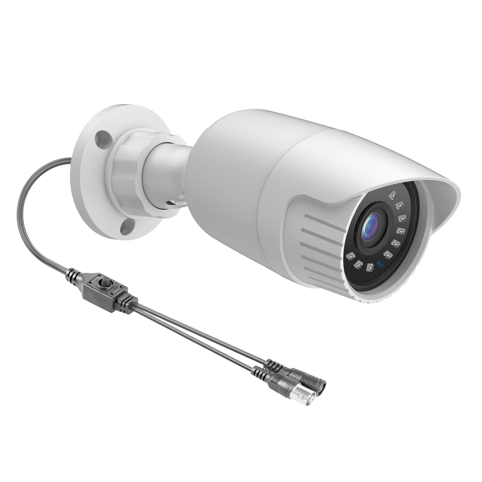 1080P Security Camera 4-in-1 HD CCTV Bullet Wired Cam, AHD/TVI/CVI/CVBS, Analog Surveillance Video Add-On Metal Housing Black Camera for Outdoor Use, 100ft Clear Night Vision for Indoor/Outdoor, IP66-image-9