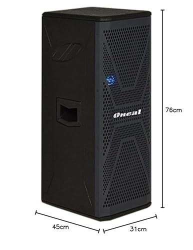 Caixa de Som Acústica Oneal OPB 2600X PT Ativa Cor Preta