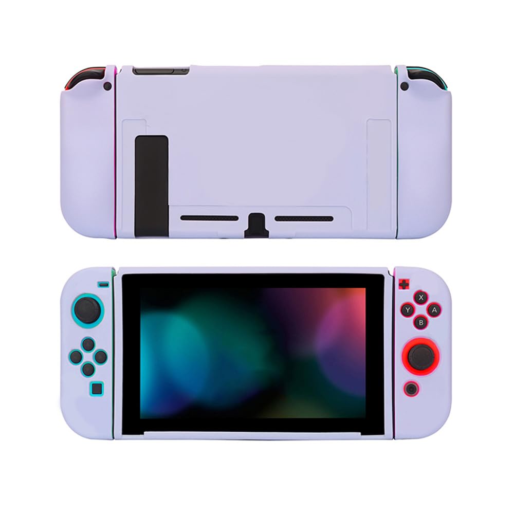 PERFECTSIGHT Bonita funda protectora para Nintendo Switch, Kawaii suave TPU delgada, carcasa rígida de dibujos animados para consola NS y controladores Joy Con, absorción de golpes, antiarañazos